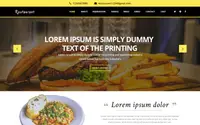 VW Restaurant Lite theme preview