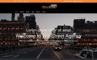 Wallstreet Agency theme preview