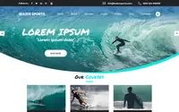 Water Sports Club theme preview