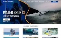 Water Sports Gear theme preview
