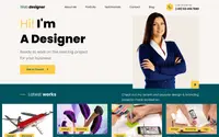 Web Designer Portfolio theme preview