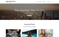 WEN Travel Blog theme preview