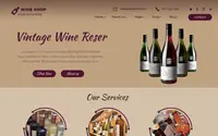 Wine Shop theme preview