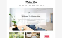 Wisdom Blog theme preview