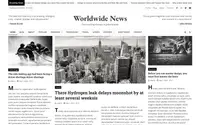 Worldwide News theme preview