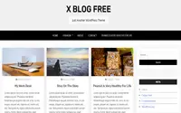 X Blog Free theme preview