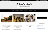 X Blog Plus theme preview
