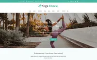 Yoga Fitness theme preview