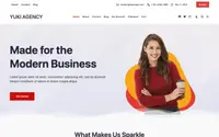 Yuki Agency theme preview
