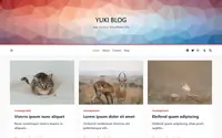 Yuki Blogger theme preview
