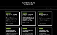 Yuki Cyber Blog theme preview