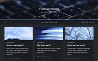 Yuki Ever Blog theme preview