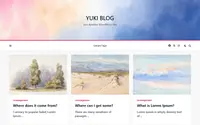 Yuki Fast Blog theme preview