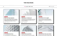 Yuki Halo Blog theme preview