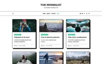 Yuki Minimalist Blog theme preview