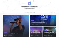 Yuki News Magazine theme preview