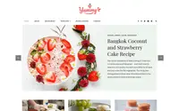 Yummy Recipe theme preview