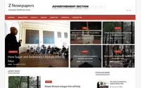 Z Newspapers theme preview
