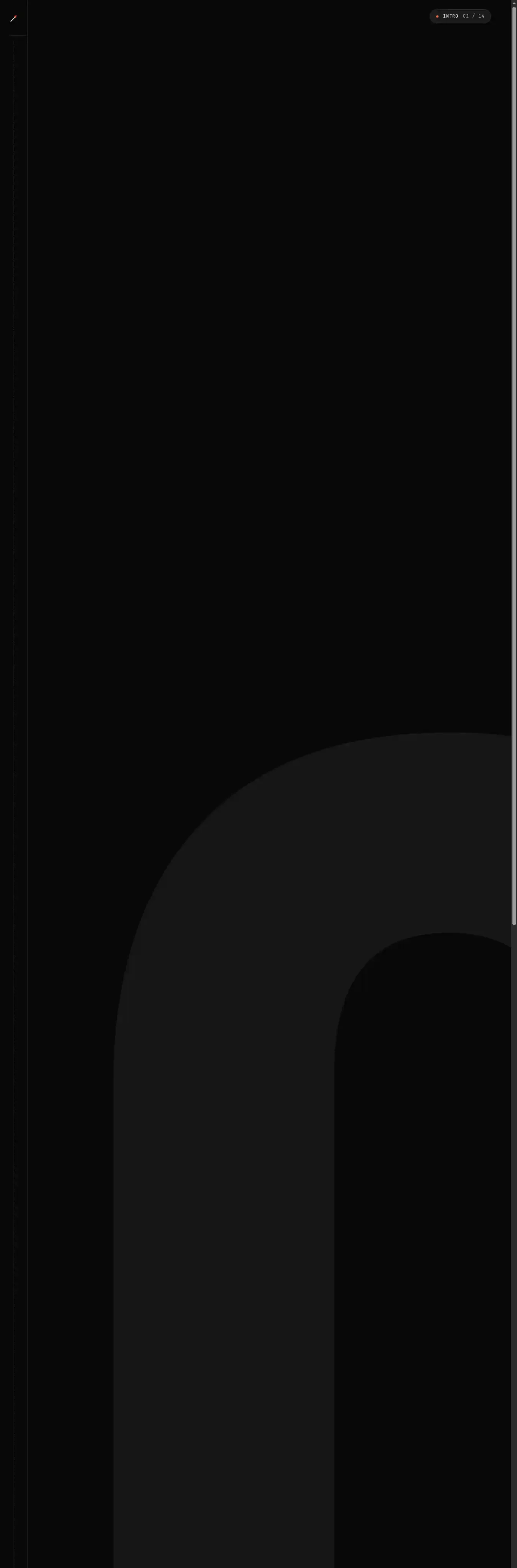 Arrowline home page on desktop