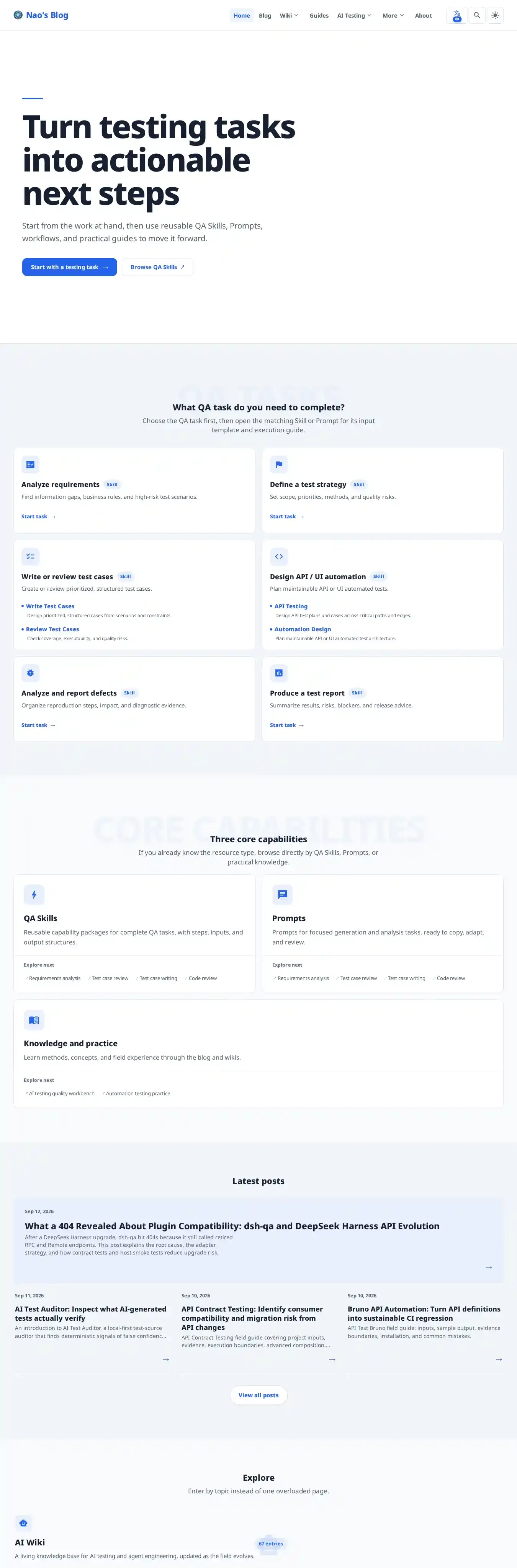 astro-i18n-starter-pro home page on desktop