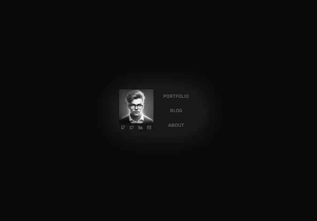 Astrov home page on desktop