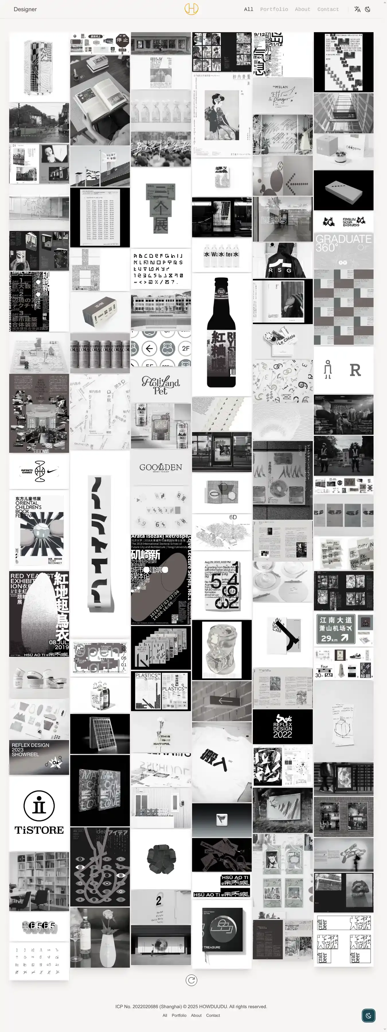 DesignPhotographyPortfolio home page on desktop