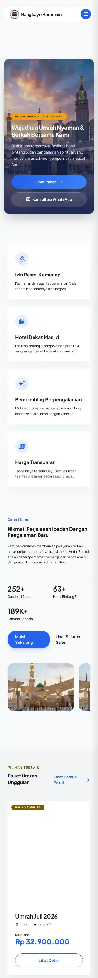 Elbakkah home page on mobile
