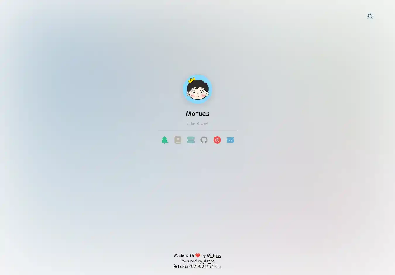Momo-Index home page on desktop