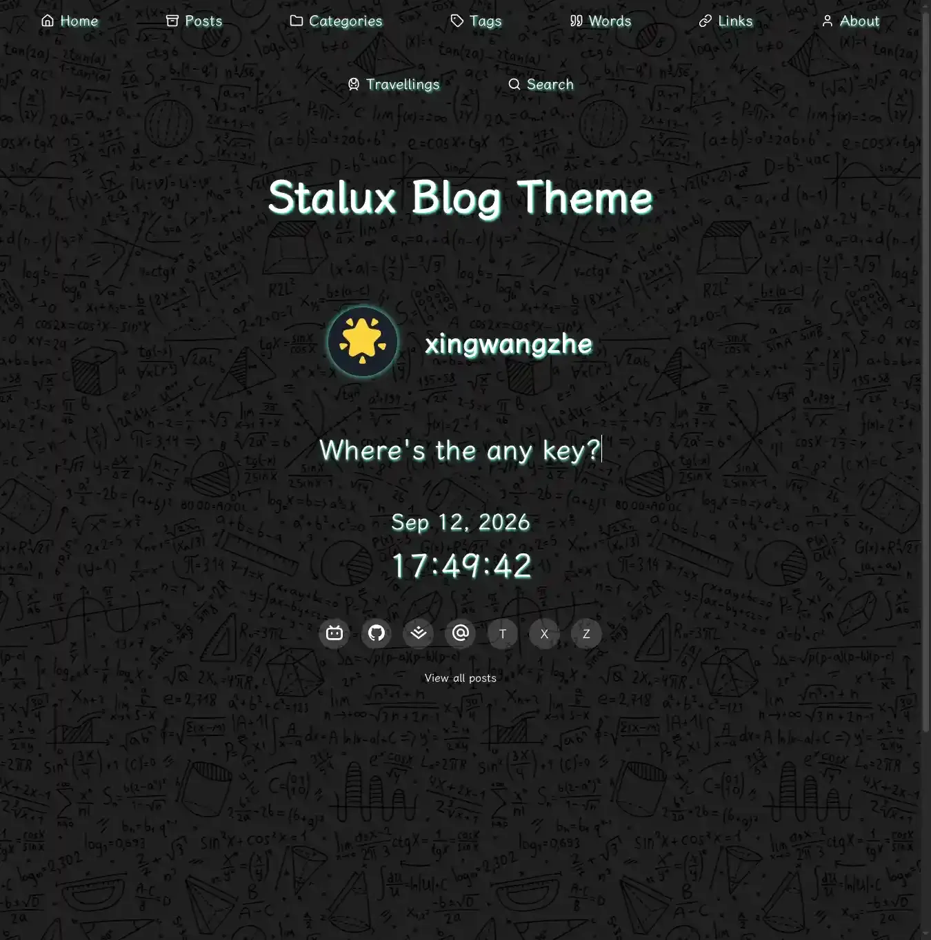 Stalux home page on desktop
