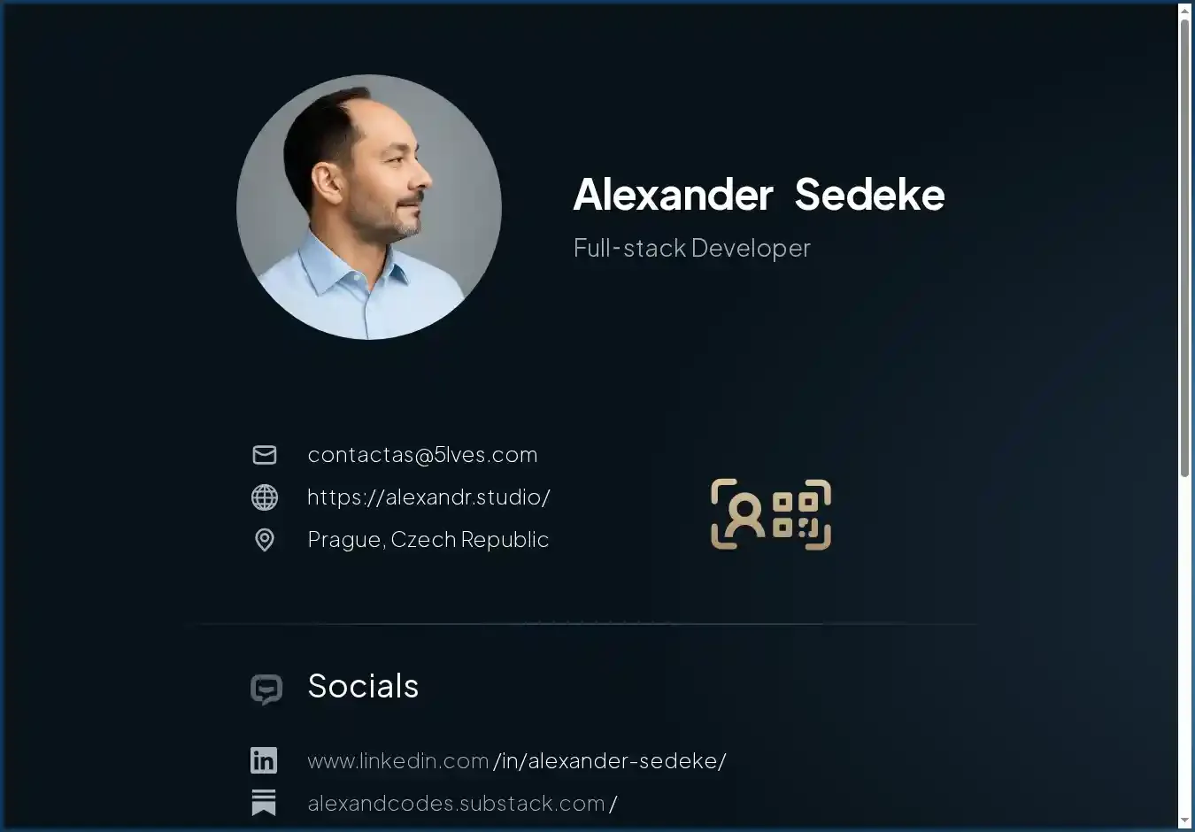 StarCard home page on desktop