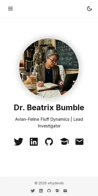 Y Astro Scholar home page on mobile
