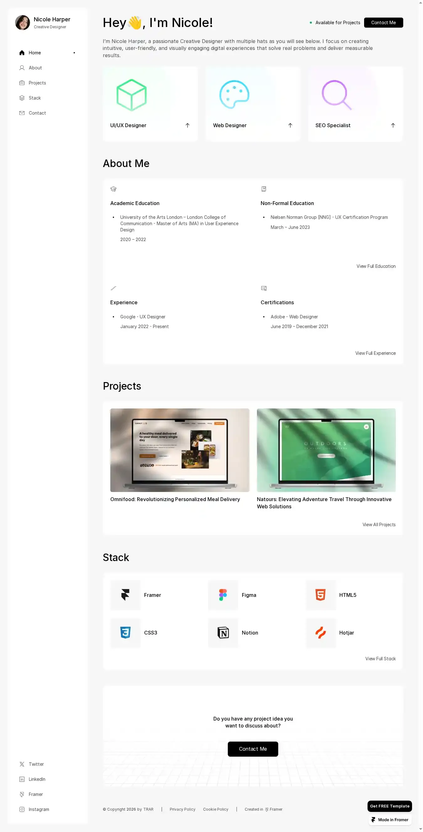Adaptify home page on desktop