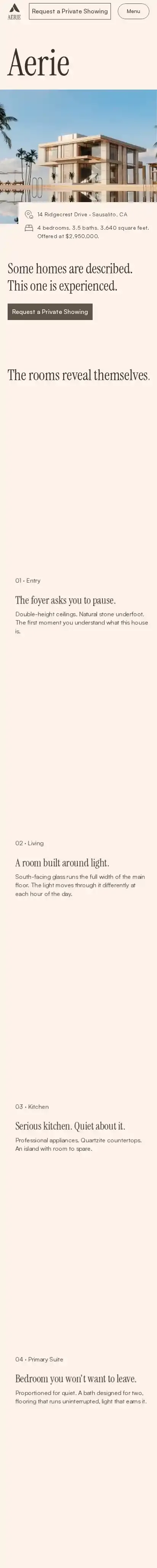 Aerie home page on mobile