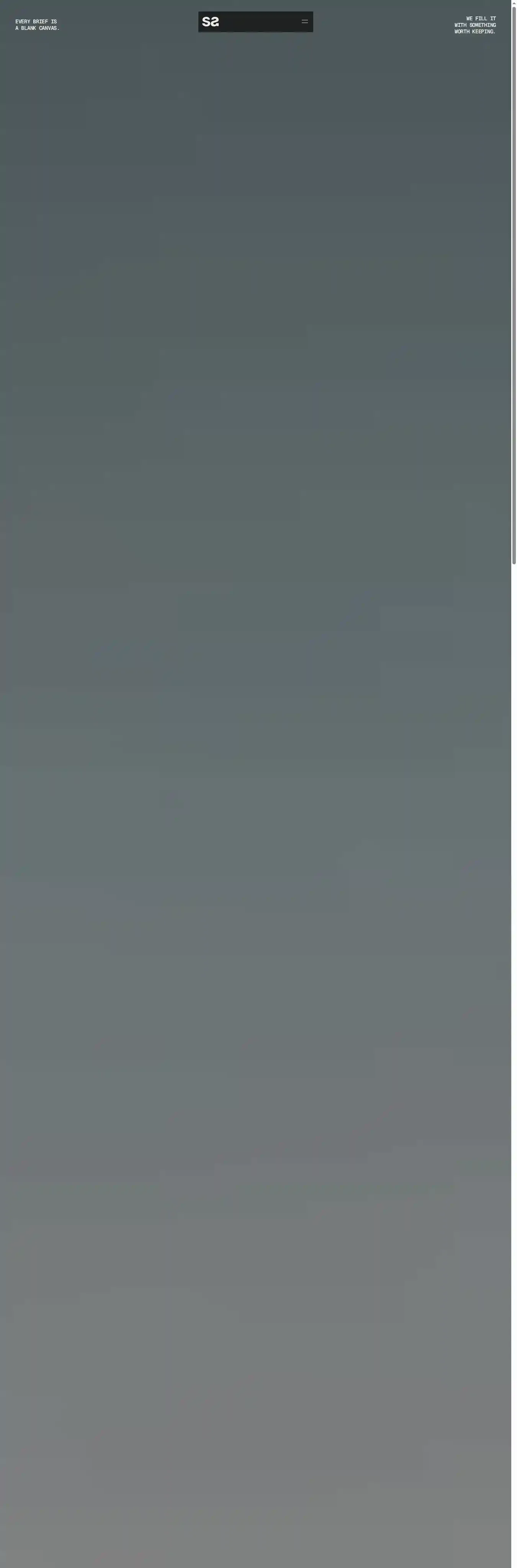 Agentura home page on desktop