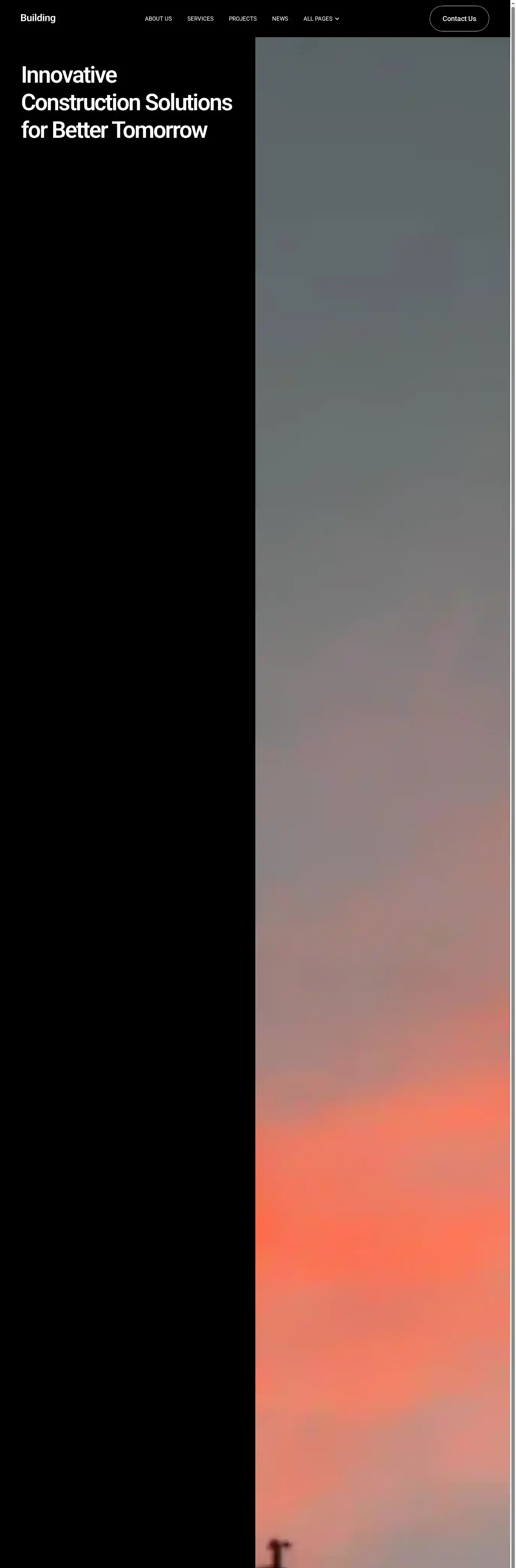 Building home page on desktop