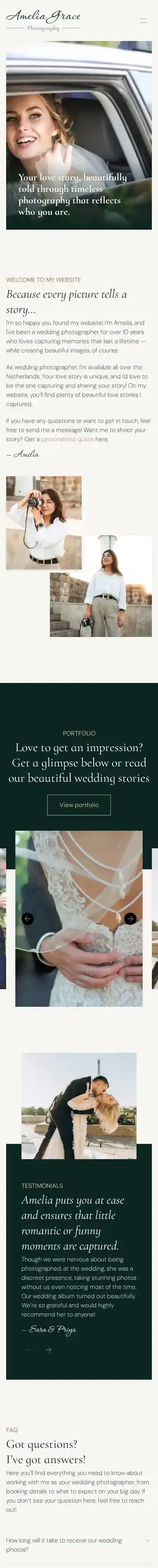 Capture home page on mobile