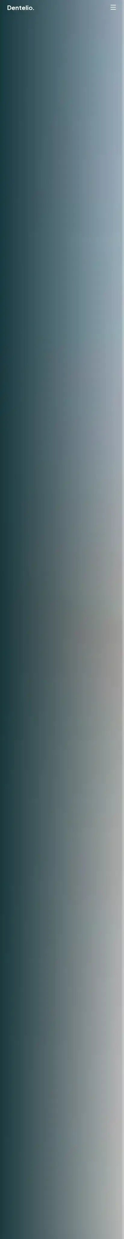 Dentelio home page on mobile