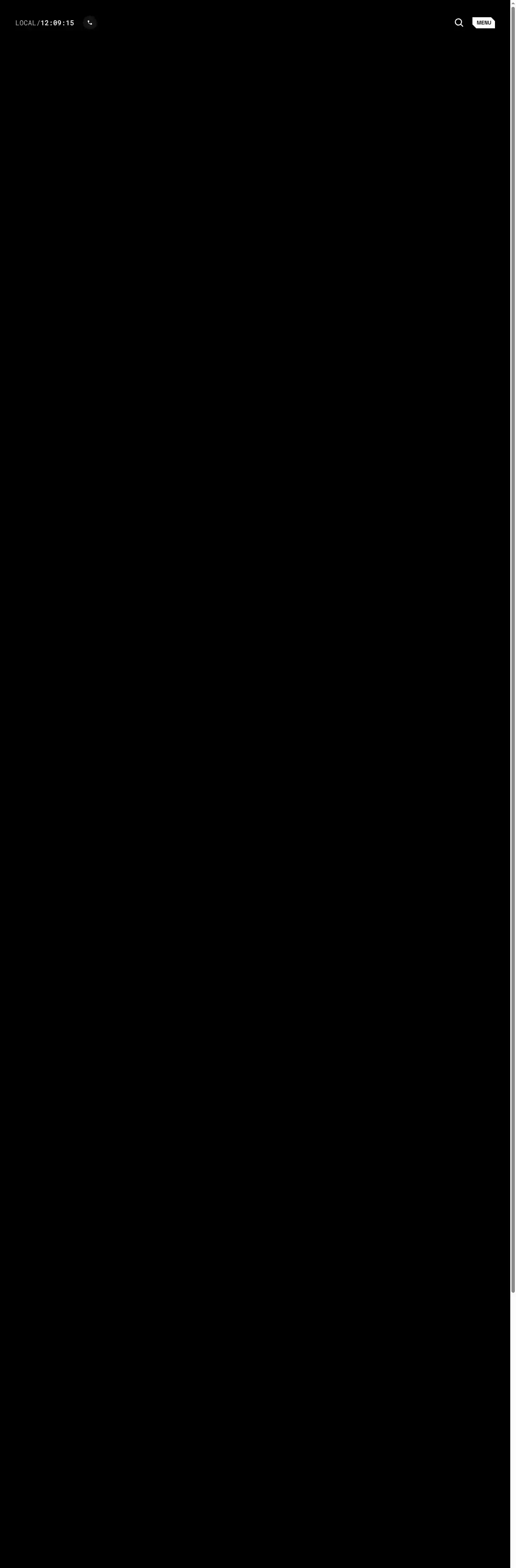 Dune home page on desktop