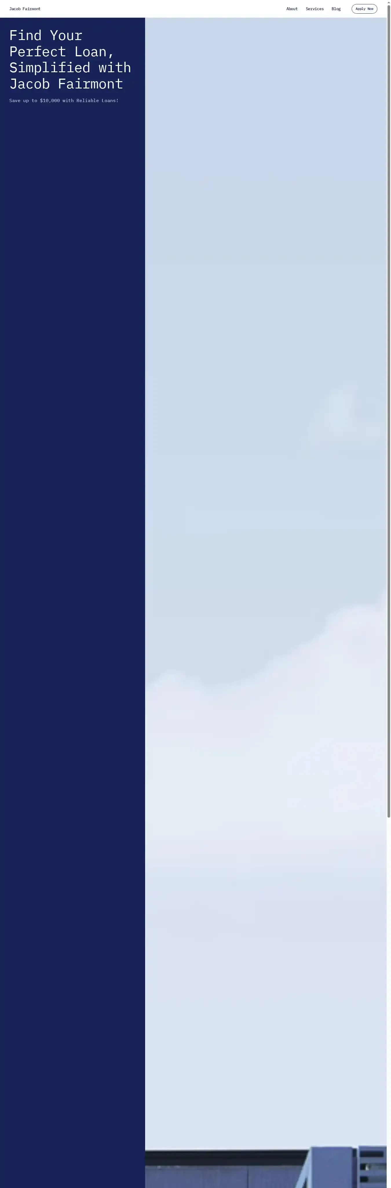 Fairmont home page on desktop