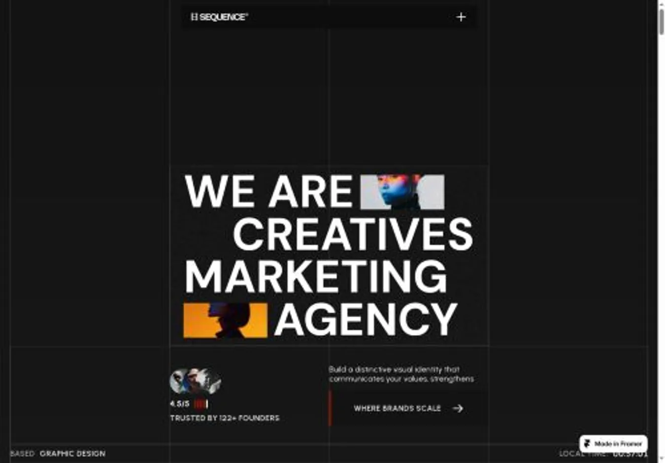 Foliotix home page on desktop