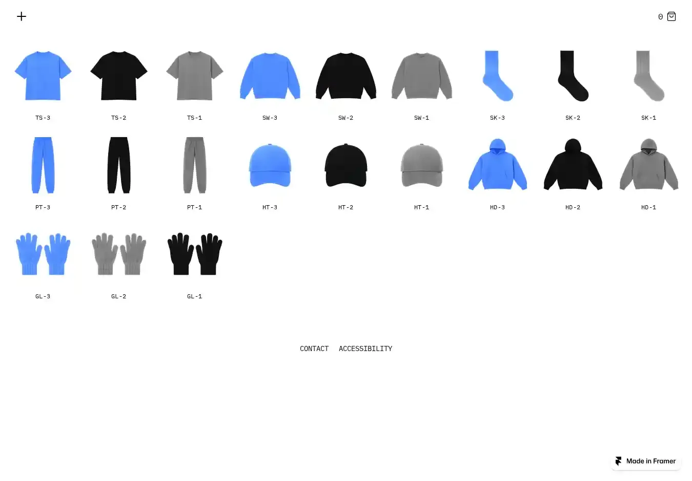 Freazy Store home page on desktop