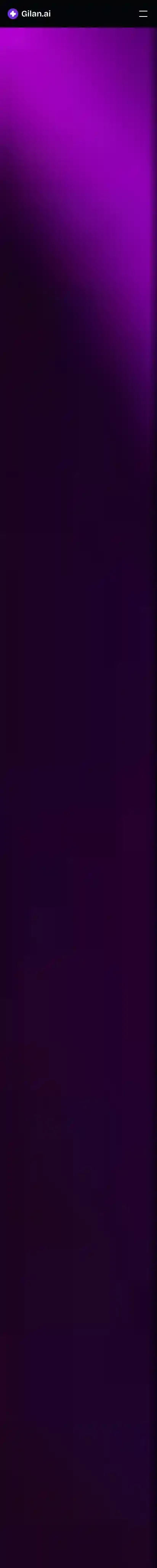Gilan home page on mobile