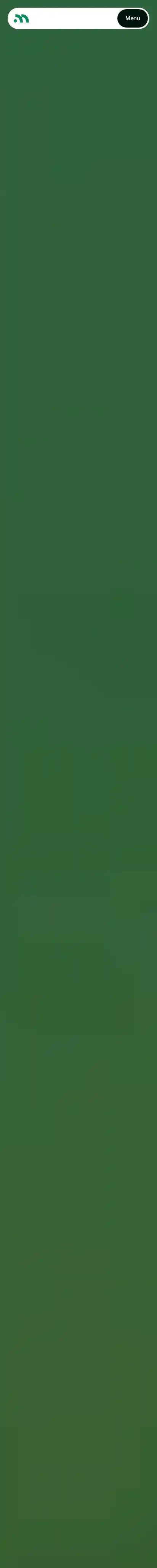 Greeniq home page on mobile