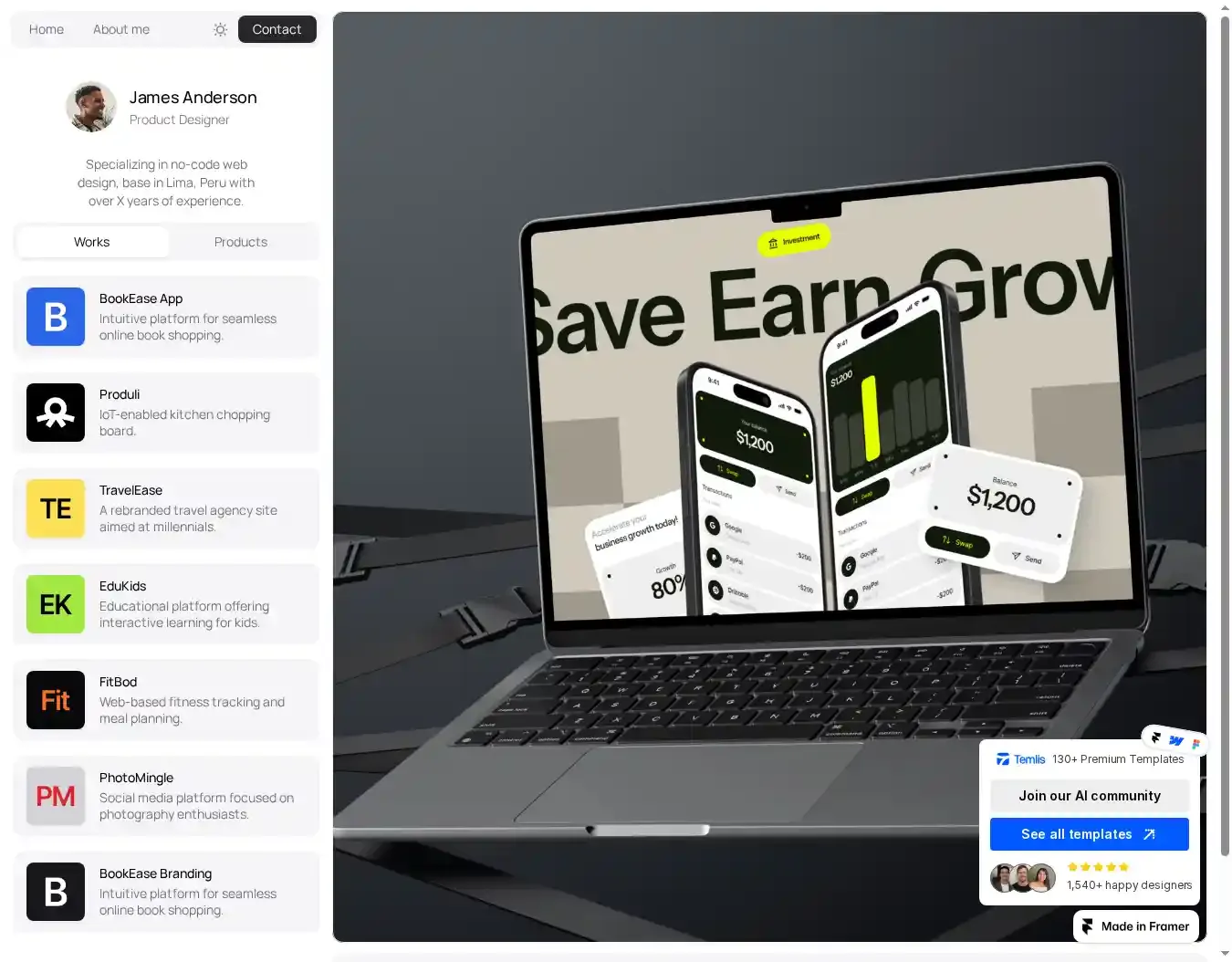 Imagen Pro home page on desktop