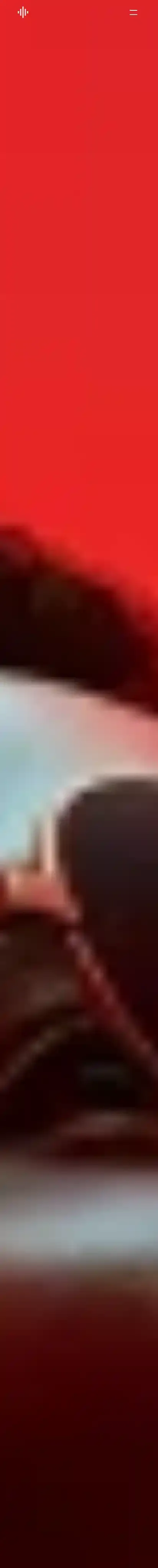 IMAGINE Studio home page on mobile