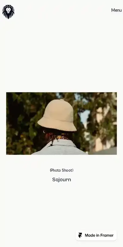 Izem home page on mobile