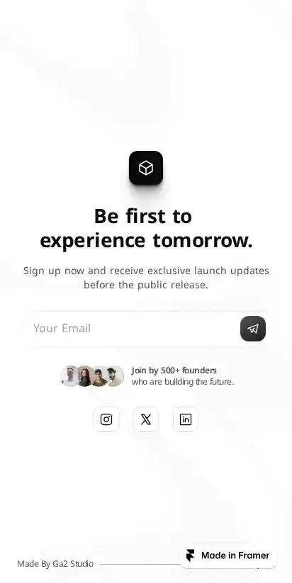 Joinnow home page on mobile