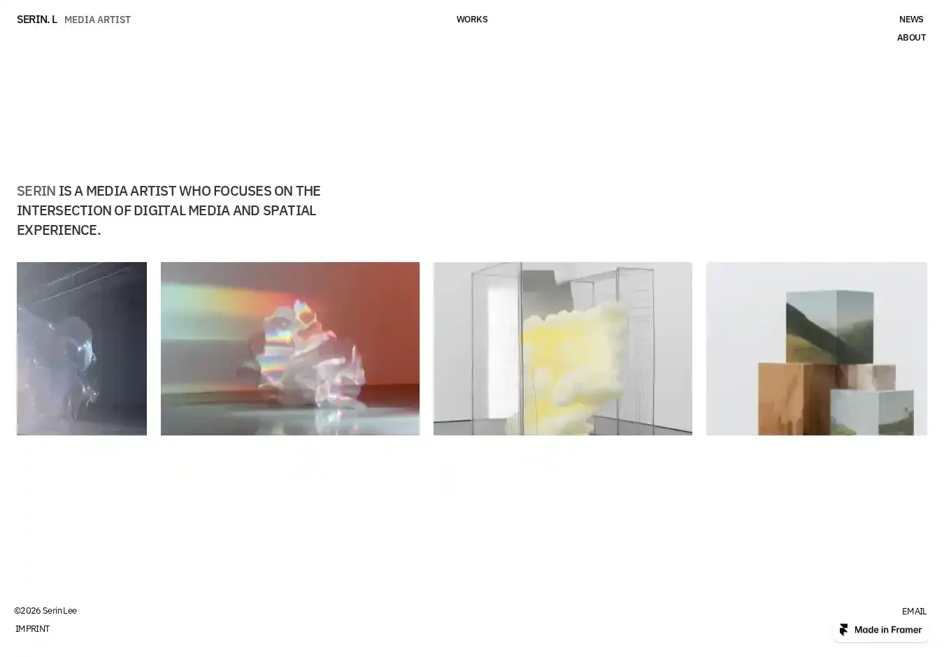 Kunstler home page on desktop