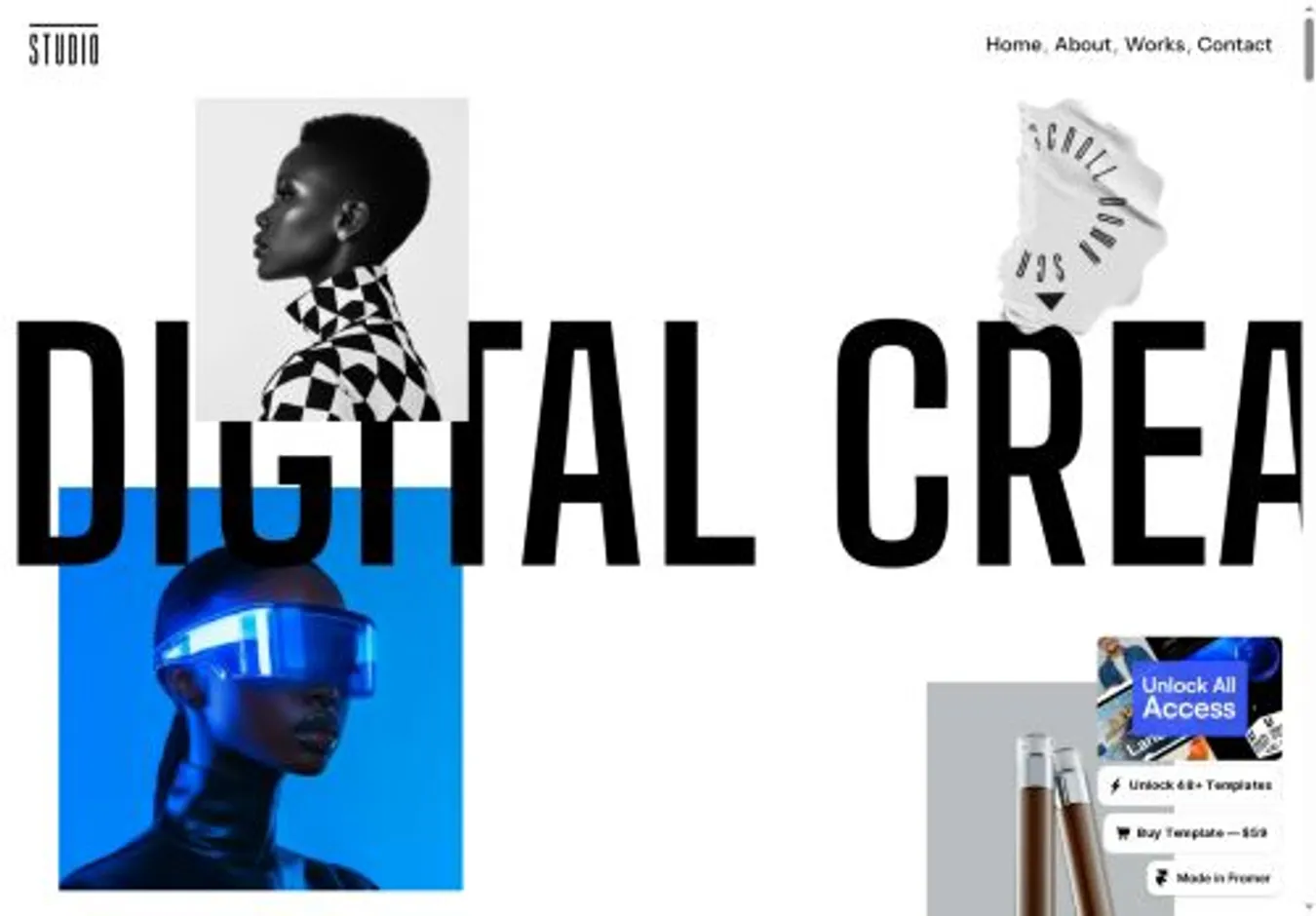 Line X home page on desktop