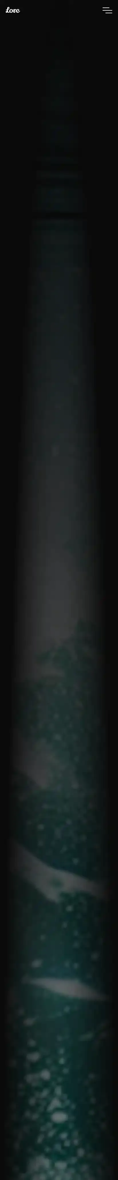 Lore home page on mobile